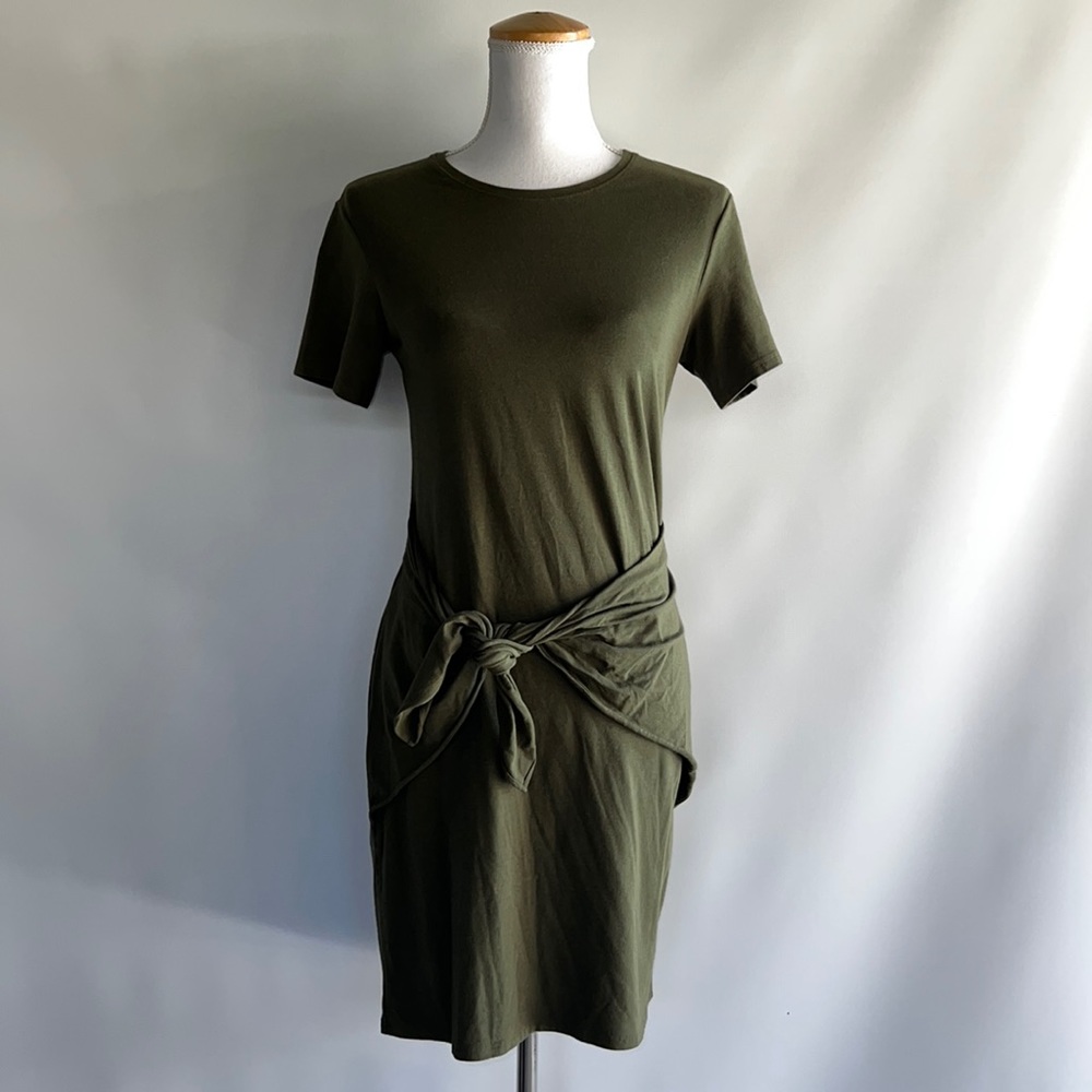 Theory Tie Waist T-shirt Dress - sz S